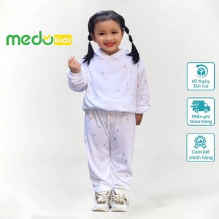 Bộ quần áo cho bé thu đông Medokids siêu dễ thương chất bông cực đẹp cho bé trai, bé gái từ 9-22kg
