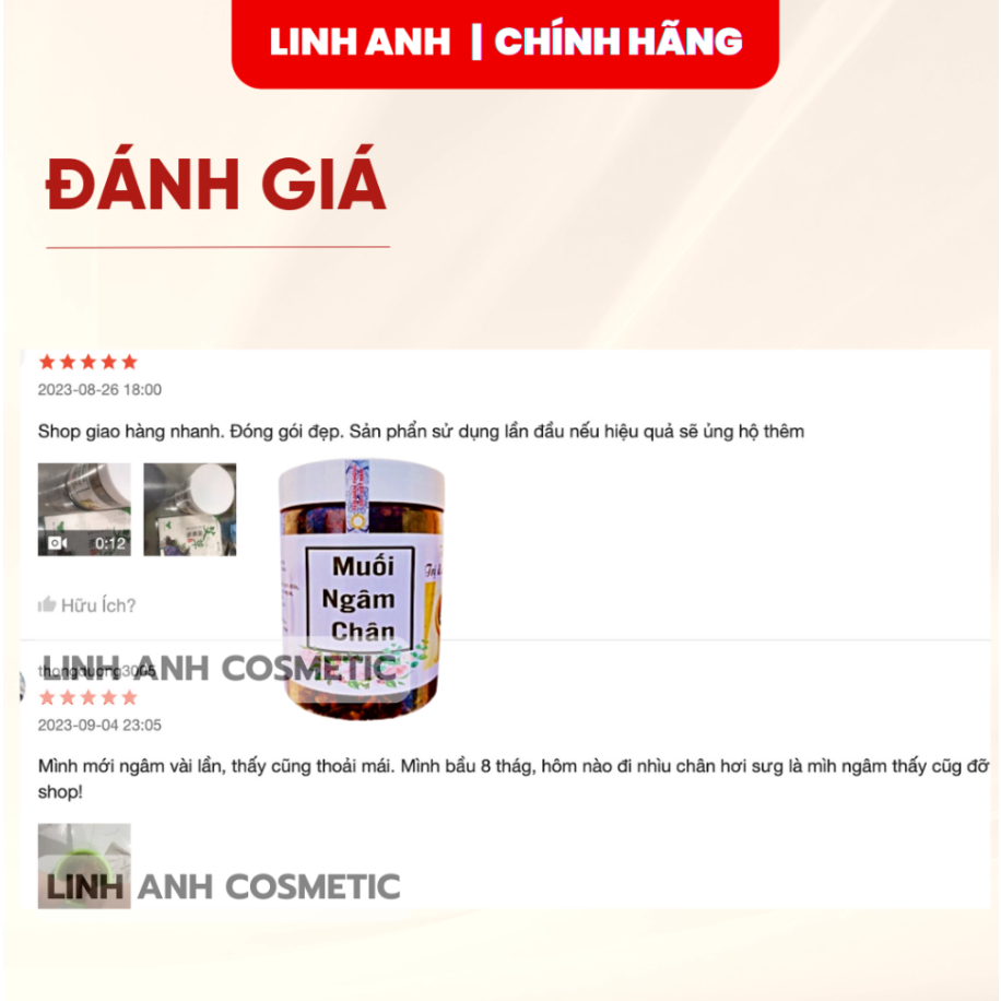 Muối ngâm chân thảo dược - 500g