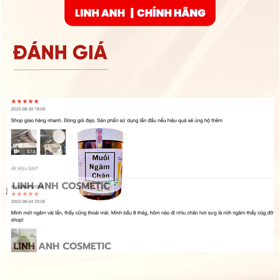 Muối ngâm chân thảo dược - 500g