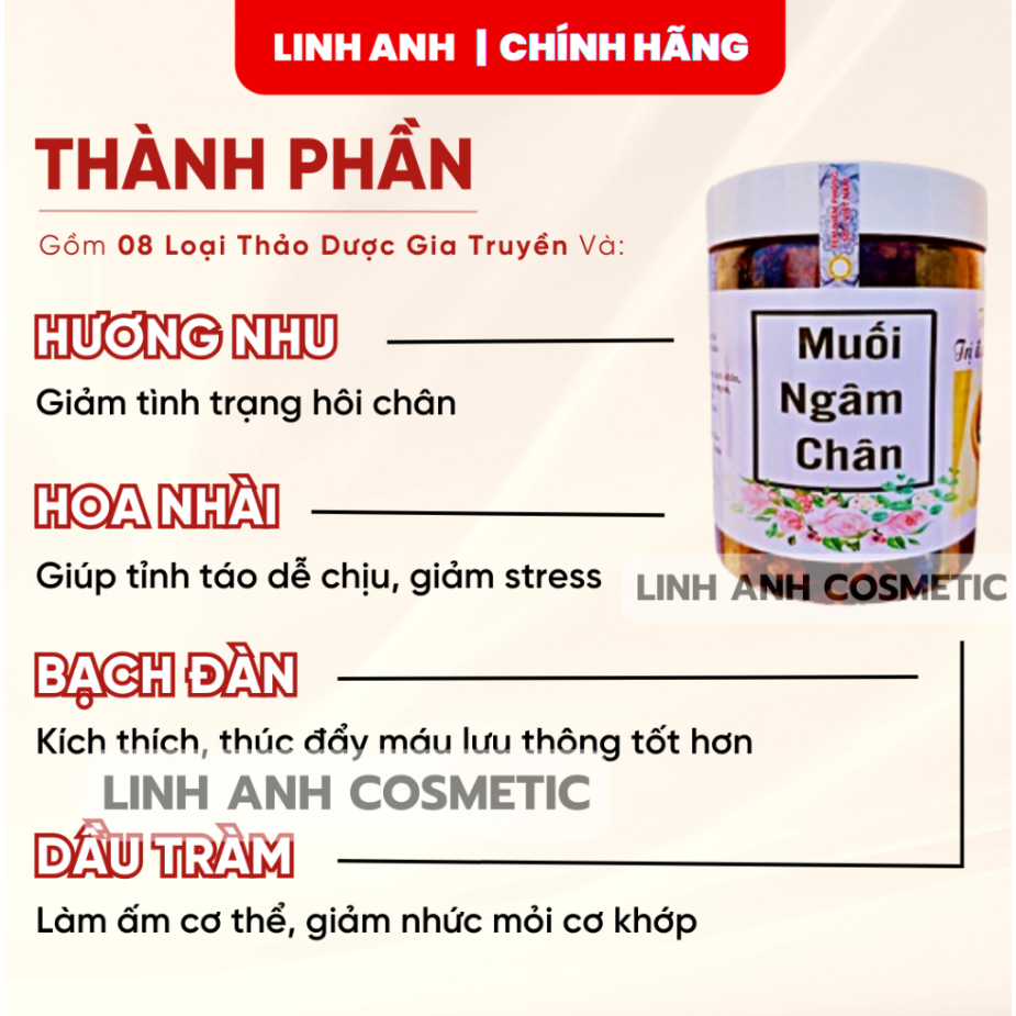 Muối ngâm chân thảo dược - 500g