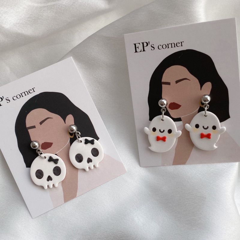 Khuyên tai đất sét nung Polymer Clay