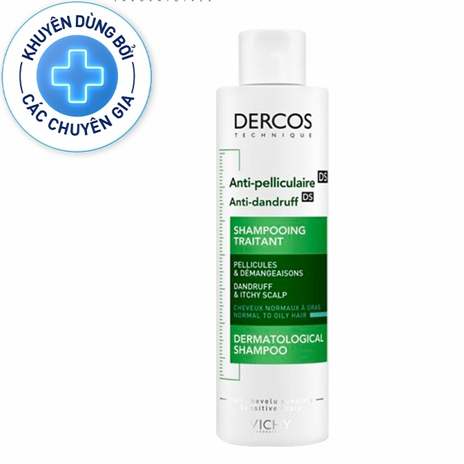 Dầu Gội Vichy Dercos Anti Dandruff Sạch Gàu Cho Da Đầu Dầu, Ngứa 200ml