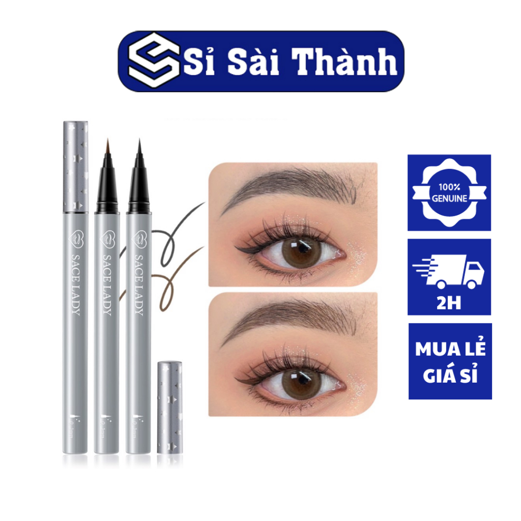 Chì kẻ mắt đa năng SACE LADY siêu mỏng tự nhiên tiện lợi 0.6ml