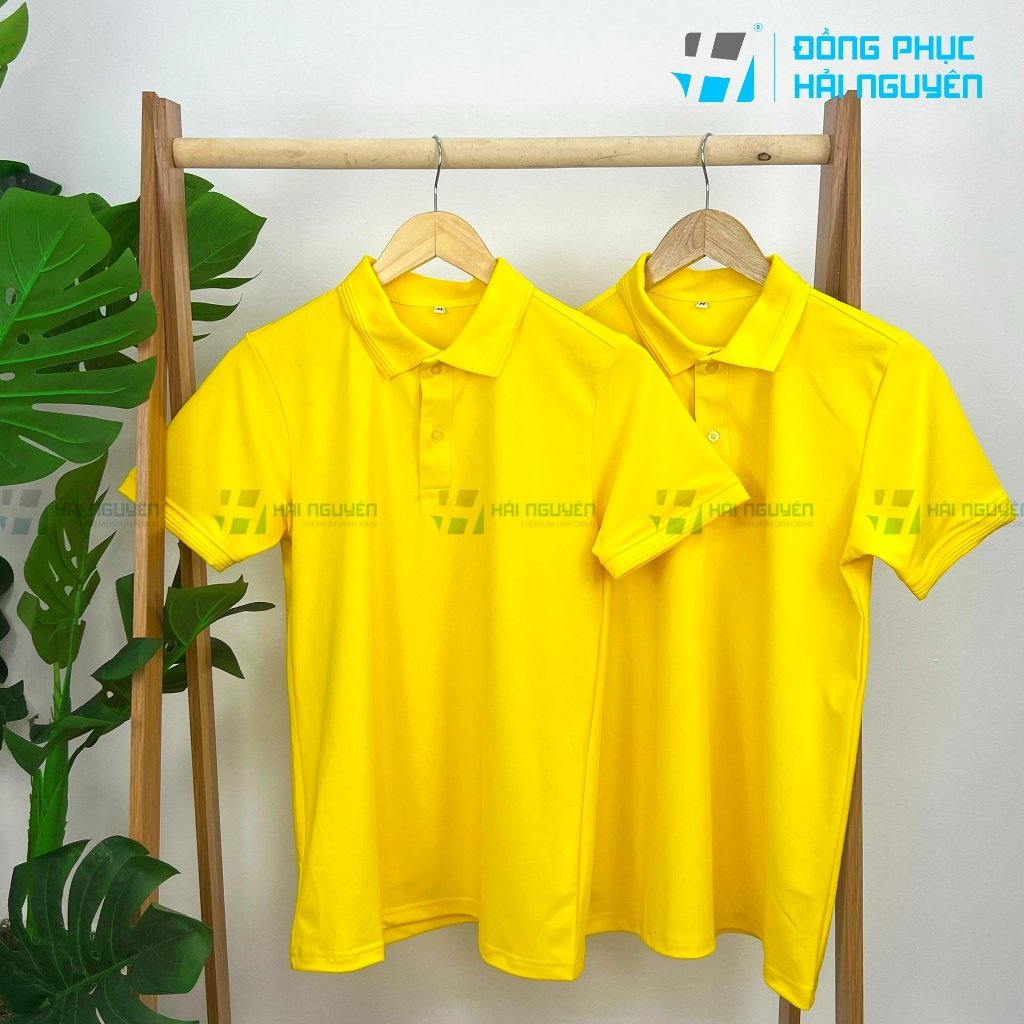 Áo thun cá sấu polo bo gân làm đồng phục Đủ Màu