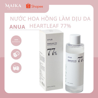 Nước hoa hồng làm dịu da anua heartleaf 77%