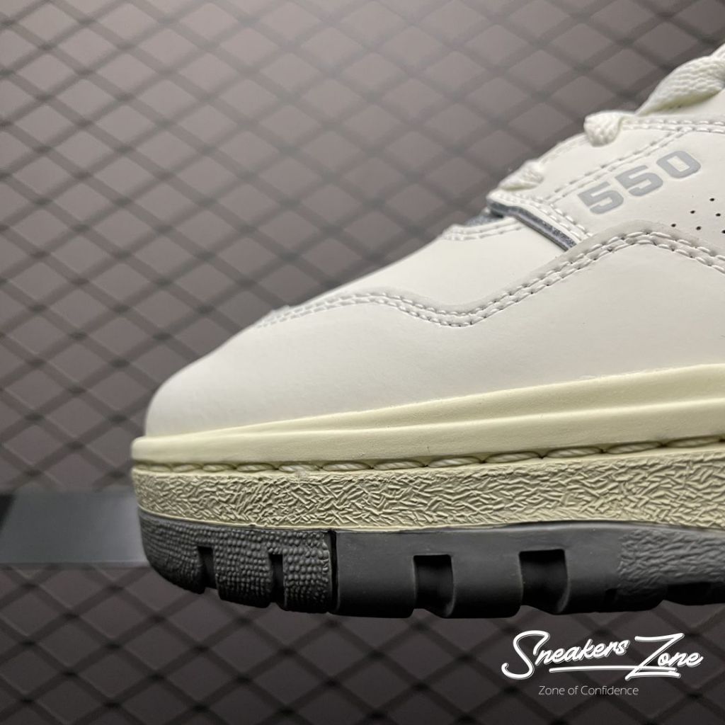 Giày Thể Thao Nam Nữ NB 550 x Aime Leon Dore "White Grey" Màu Vàng Xám Cực Phong Cách Năng Động Sneakers World