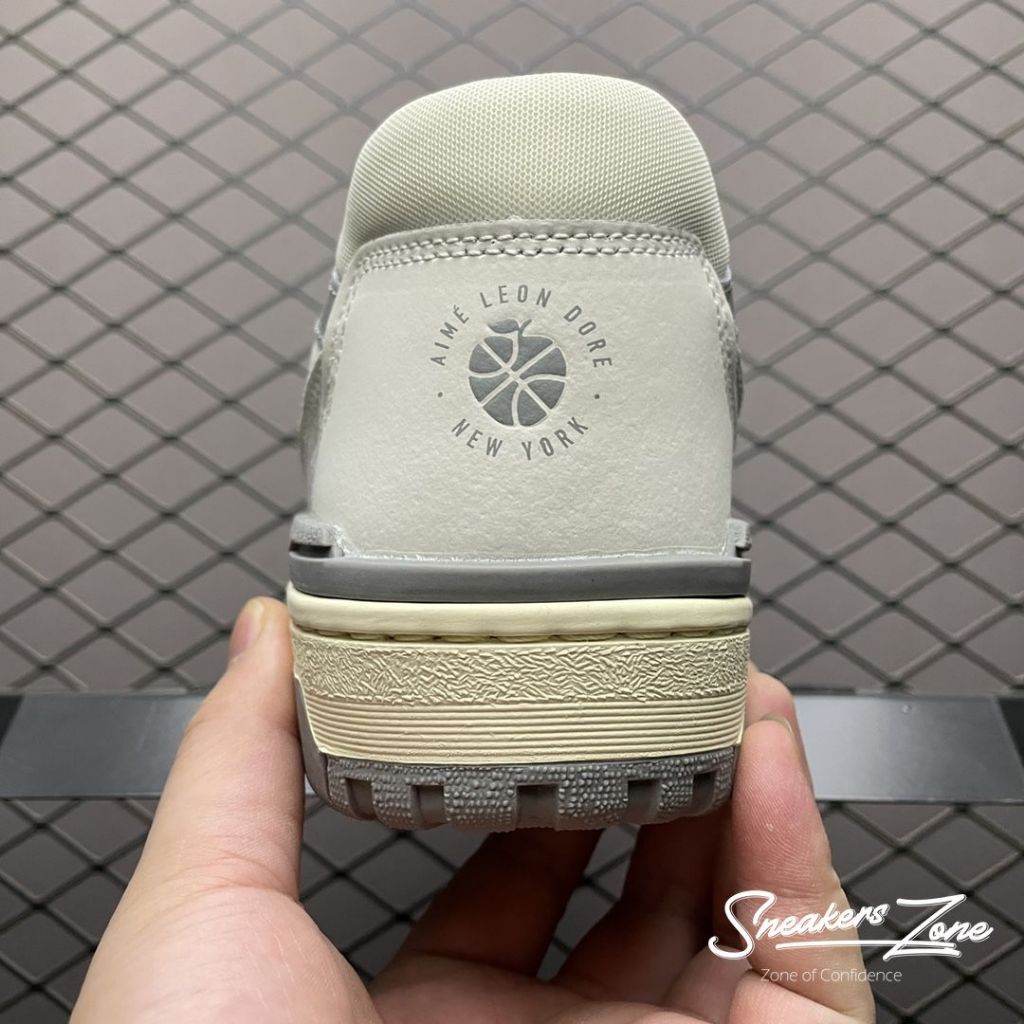 Giày Thể Thao Nam Nữ NB 550 x Aime Leon Dore "White Grey" Màu Vàng Xám Cực Phong Cách Năng Động Sneakers World