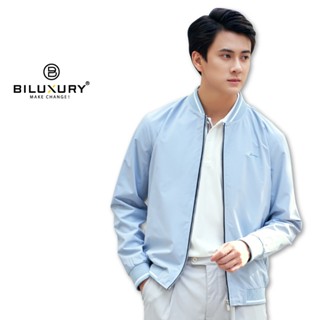   SALE 50%  Áo Khoác Gió Nam Bomber 6AG2T007XPA Biluxury Áo Khoác Dù 2 Lớp 