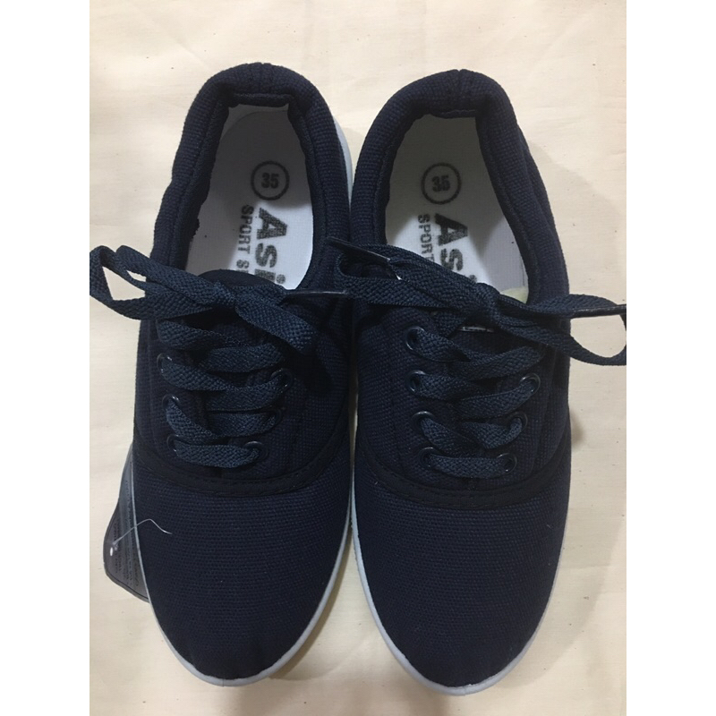 ASIA SPORTS | Giày bata vải xanh cột dây thể thao | cho học sinh cấp 2, 3, người lớn, lao động