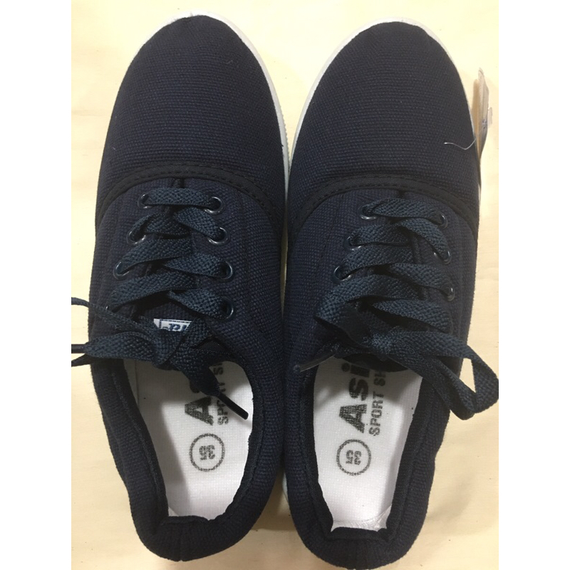 ASIA SPORTS | Giày bata vải xanh cột dây thể thao | cho học sinh cấp 2, 3, người lớn, lao động