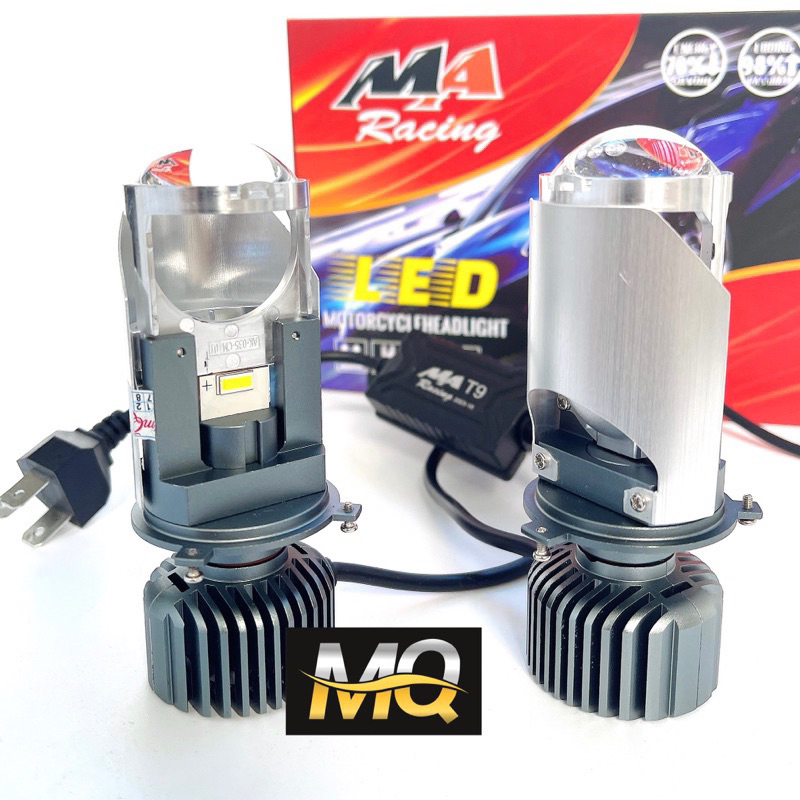 🎉 Đèn Pha Led Bi Cầu T2 - H4 Lắp Ô Tô Xe Máy 🧨