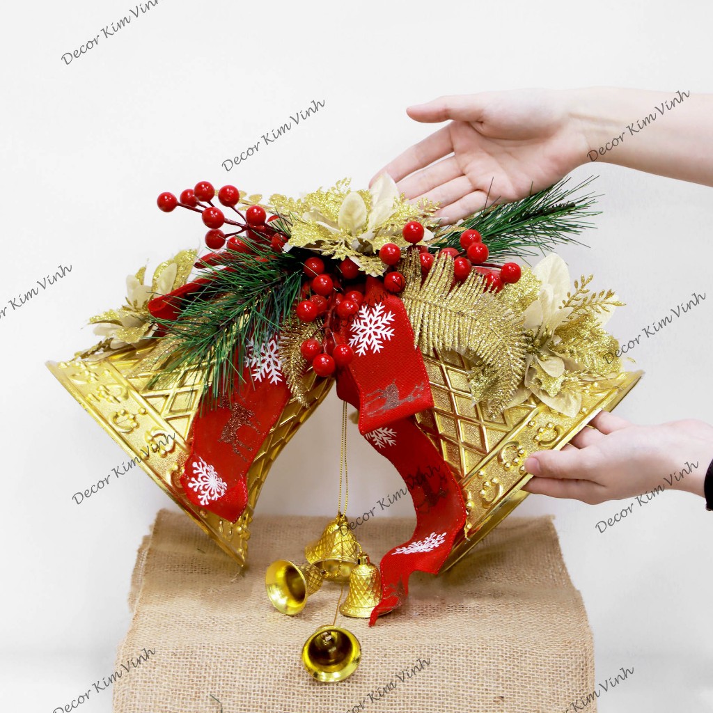 Chùm Chuông Giáng Sinh CHUONG04 Chuông Treo Lớn Trang Trí Noel
