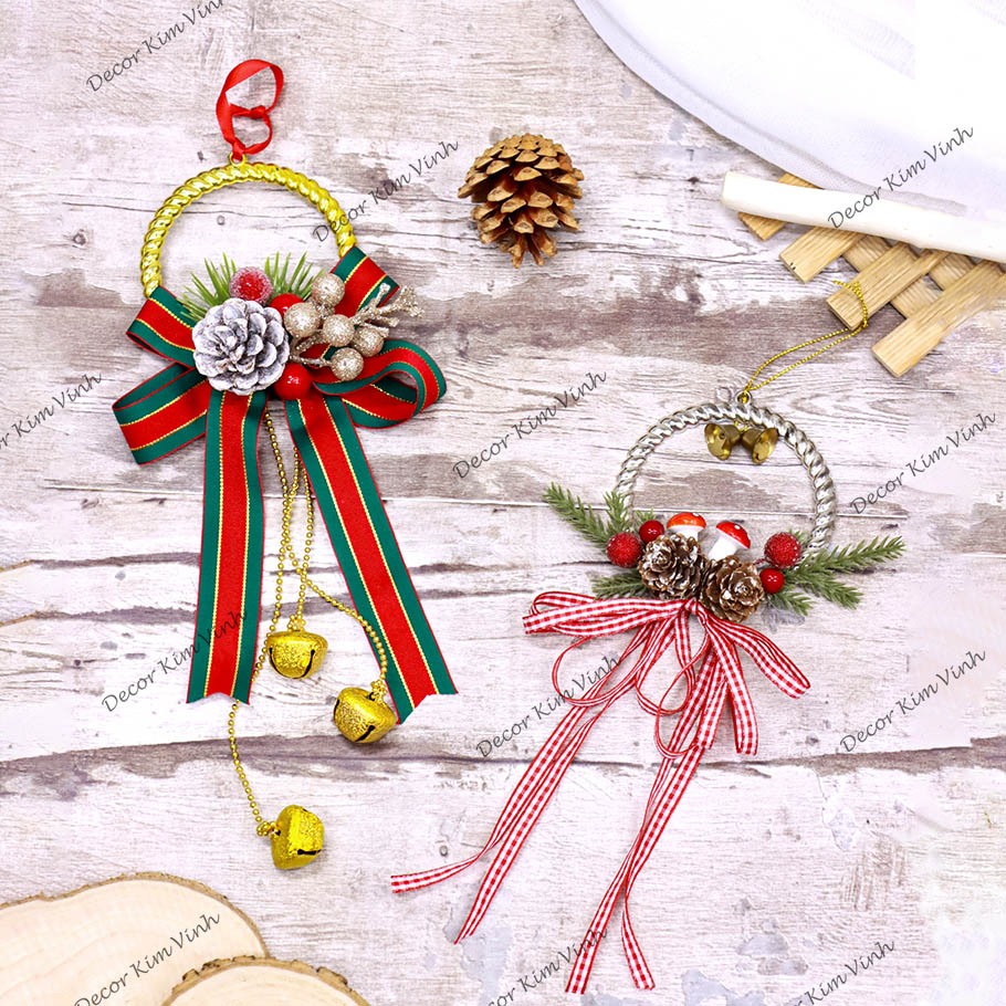 Chùm Chuông Giáng Sinh CC11 CC12 Phụ Kiện Treo Trang Trí Noel
