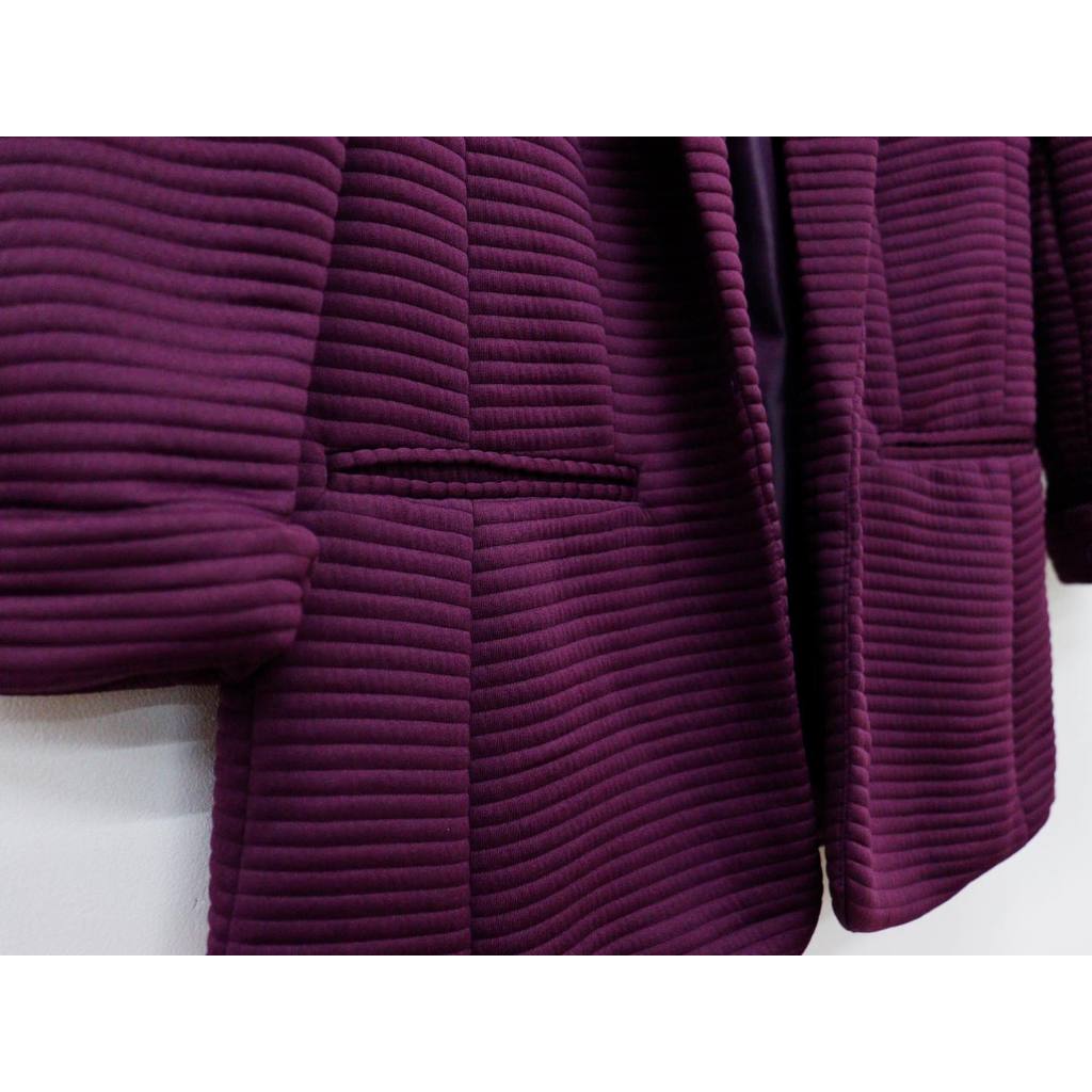 C3316 - 	Áo khoác vest , tay lở, lật tay, trơn