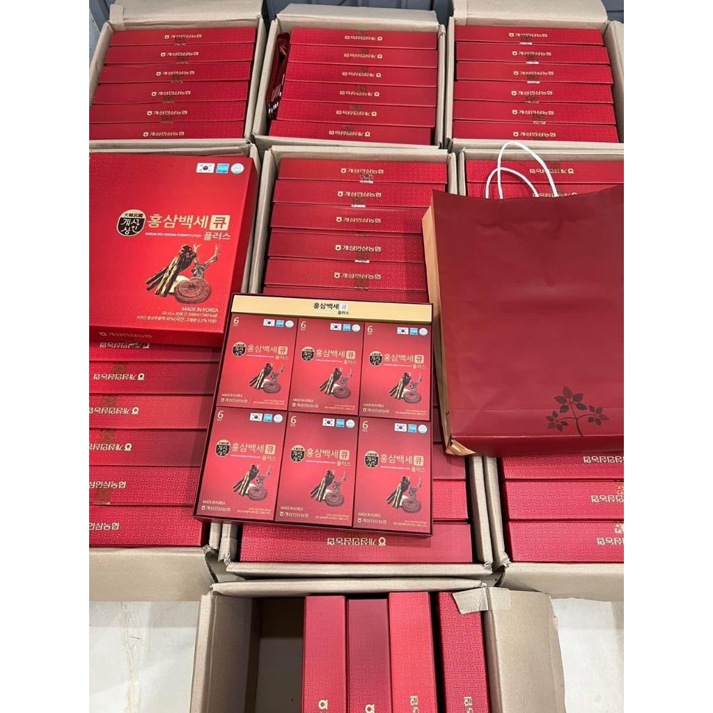 Nước Hồng Sâm Linh Chi Nhung Hươu Q Gold Hàn Quốc Hộp 30 gói x 50 ml