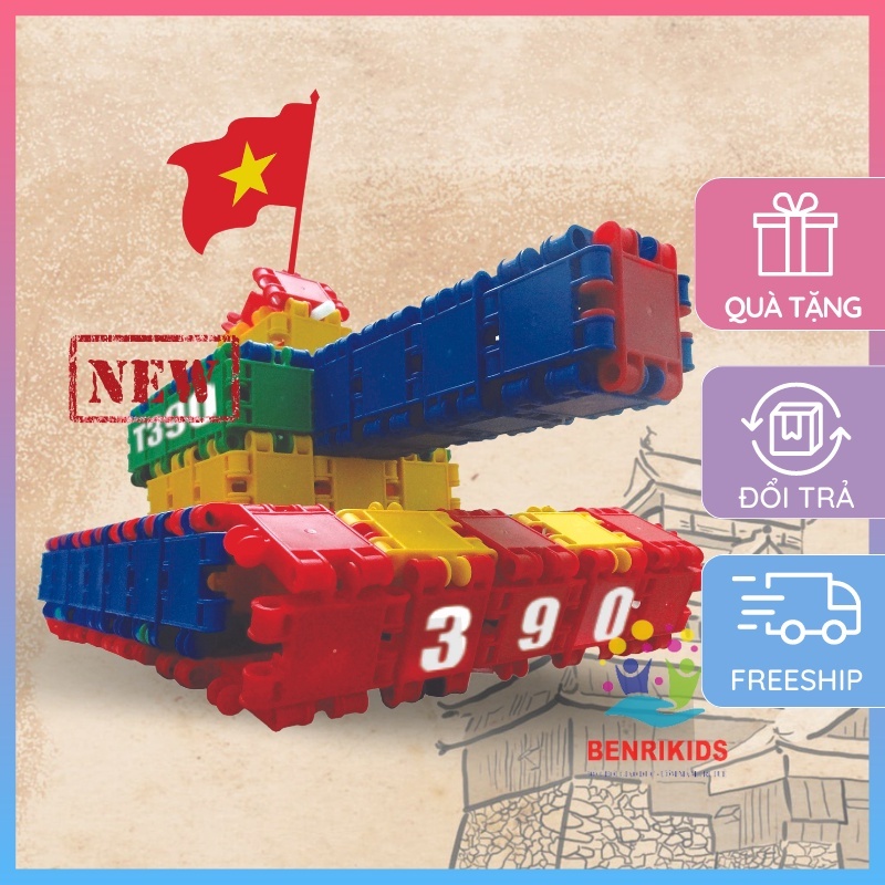 Bộ Đồ Chơi Xếp Hình Con Thông Minh 74 Chi Tiết Sato- Giúp Bé Phát Triển Trí Tuệ