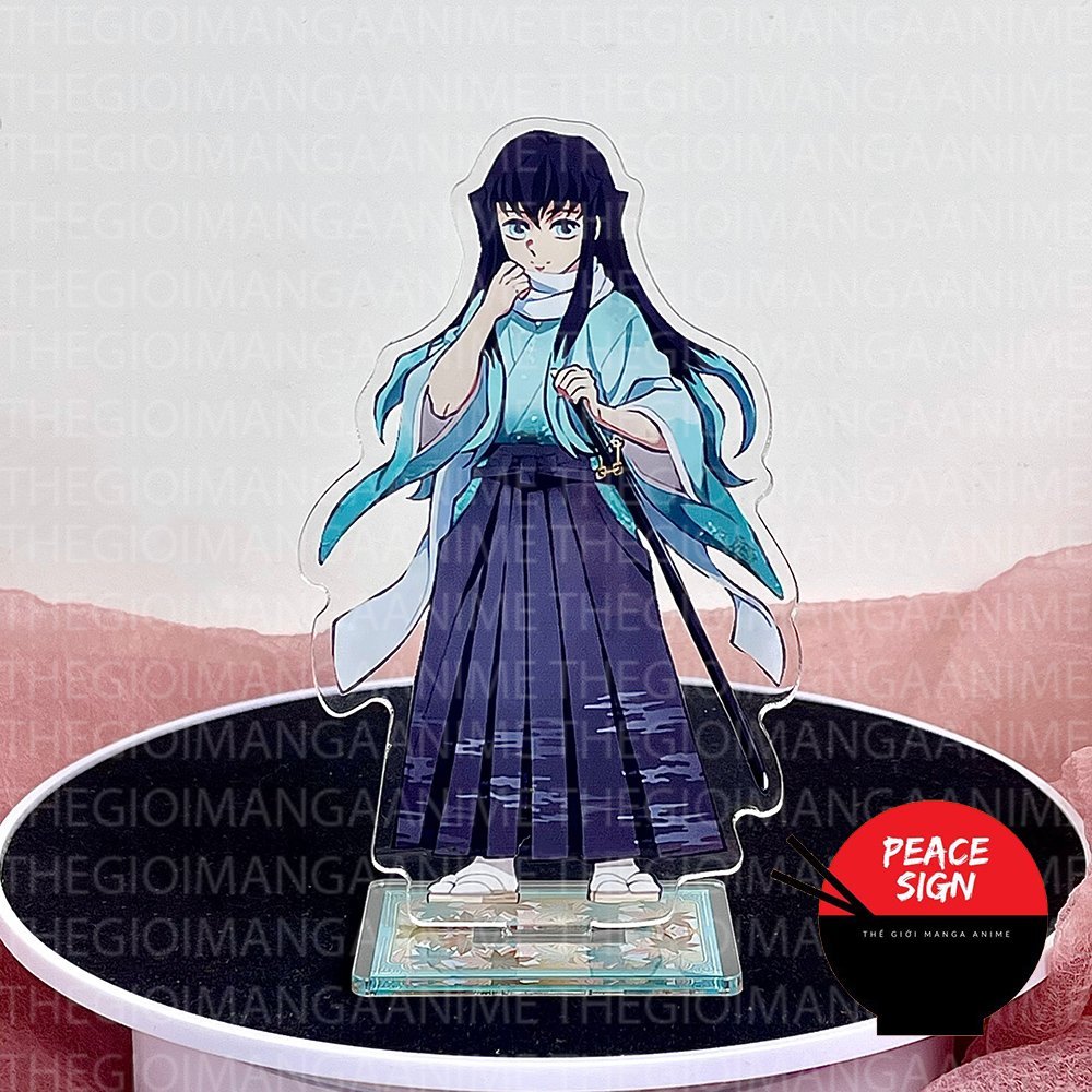 Standee KIMETSU NO YAIBA Thanh Gươm Diệt Quỷ tượng acrylic anime chibi mô hình trưng bày