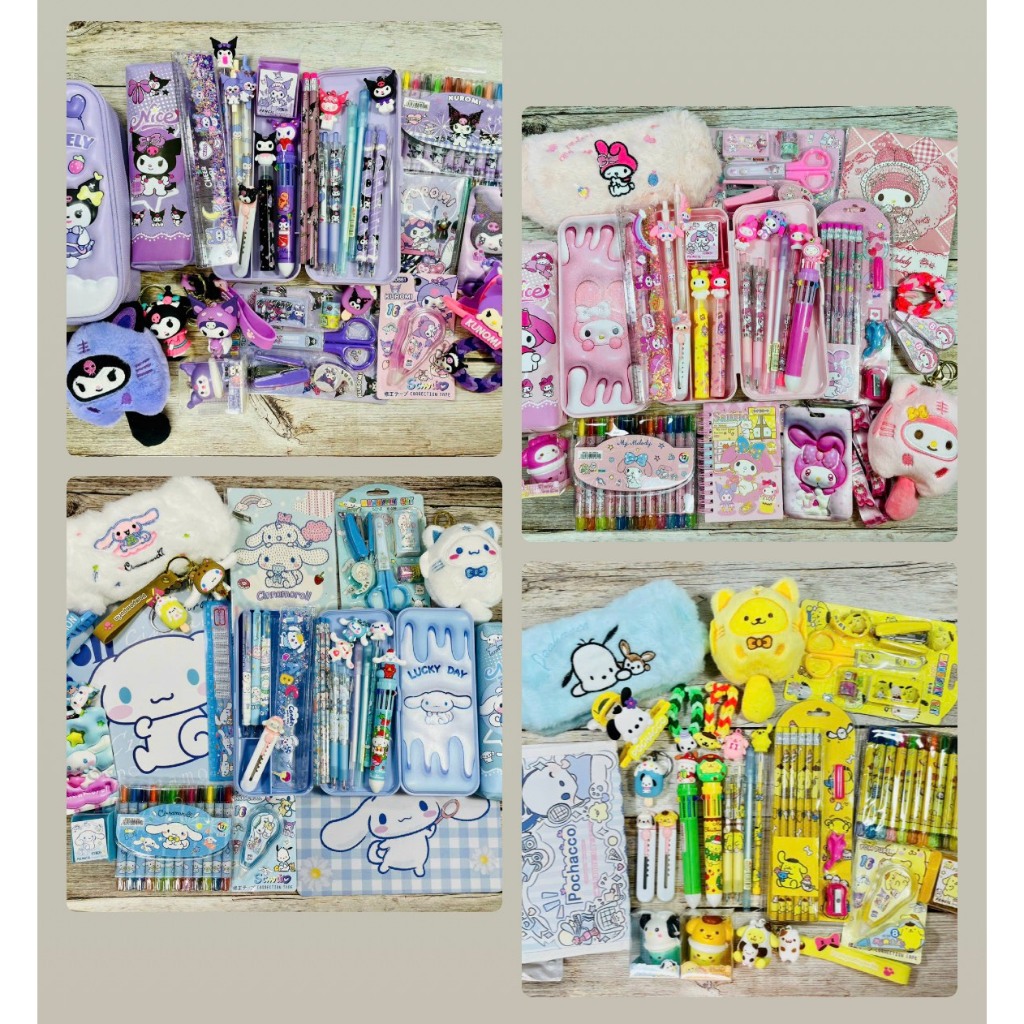 Đồ Dùng Học Tập Cinnamoroll Sanrio, Bút Sanrio Cún Tai Dài Cinnamoroll, Dụng Cụ Học Tập Dễ Thương Cinnamoroll