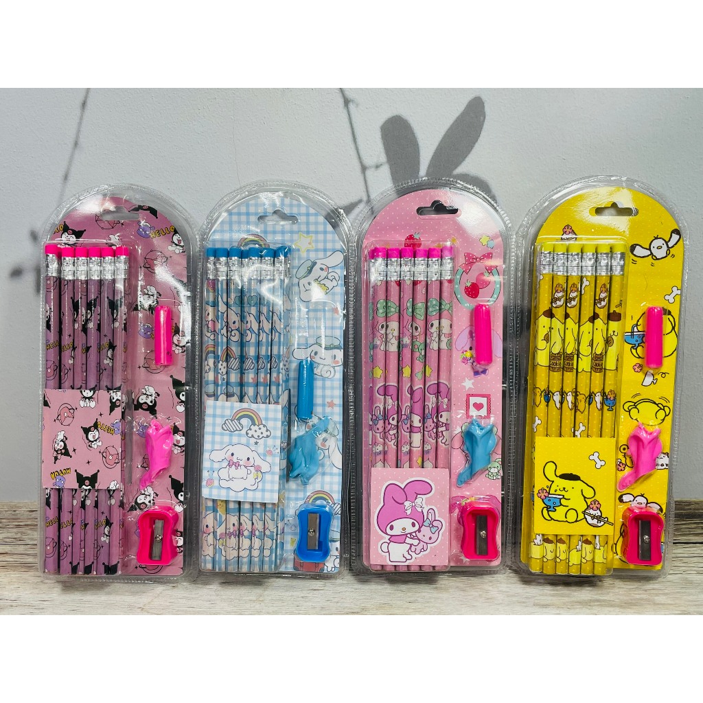 Đồ Dùng Học Tập Cinnamoroll Sanrio, Bút Sanrio Cún Tai Dài Cinnamoroll, Dụng Cụ Học Tập Dễ Thương Cinnamoroll