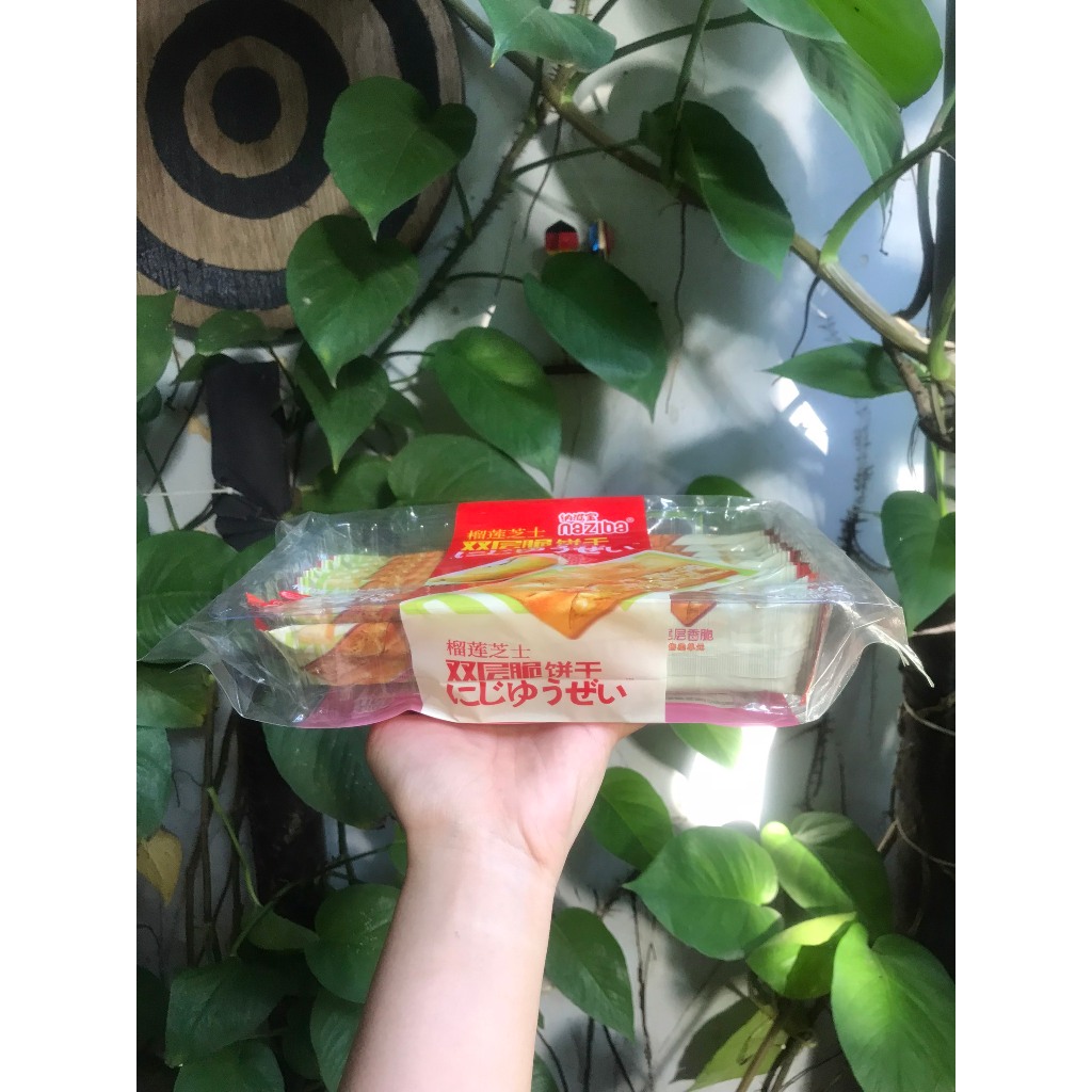 Bánh Quy Giòn Đài Loan Naziba Vị Sầu Riêng Phô Mai