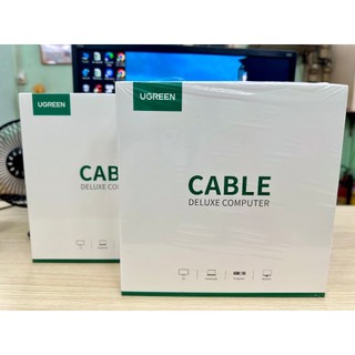 Cáp HDMI 10M Ugreen 10110 HDMI 1.4 Hổ trợ 3D+IC khuếch đại,thuần đồng. BH 18 THÁNG 1 ĐỔI 1