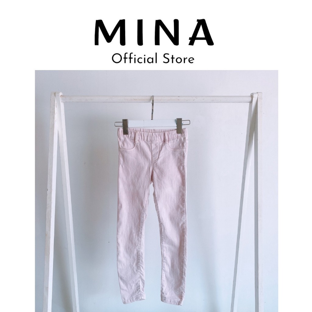 THANH LY* QUẦN JEGGING KIỂU CƠ BẢN BÉ GÁI ZARA MẤT TAG CHƯA MẶC. ( Bị bạc màu và dính màu )