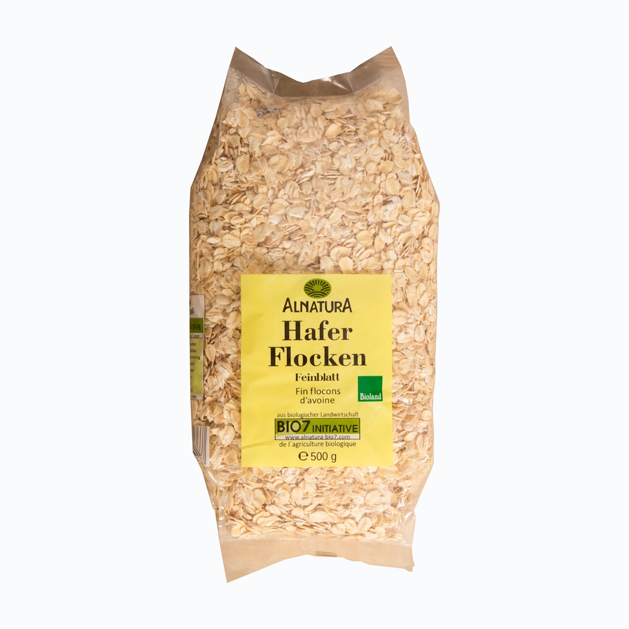 Yến mạch giảm cân Cán Dẹt & Cán mỏng Hafer Flocken 500gr