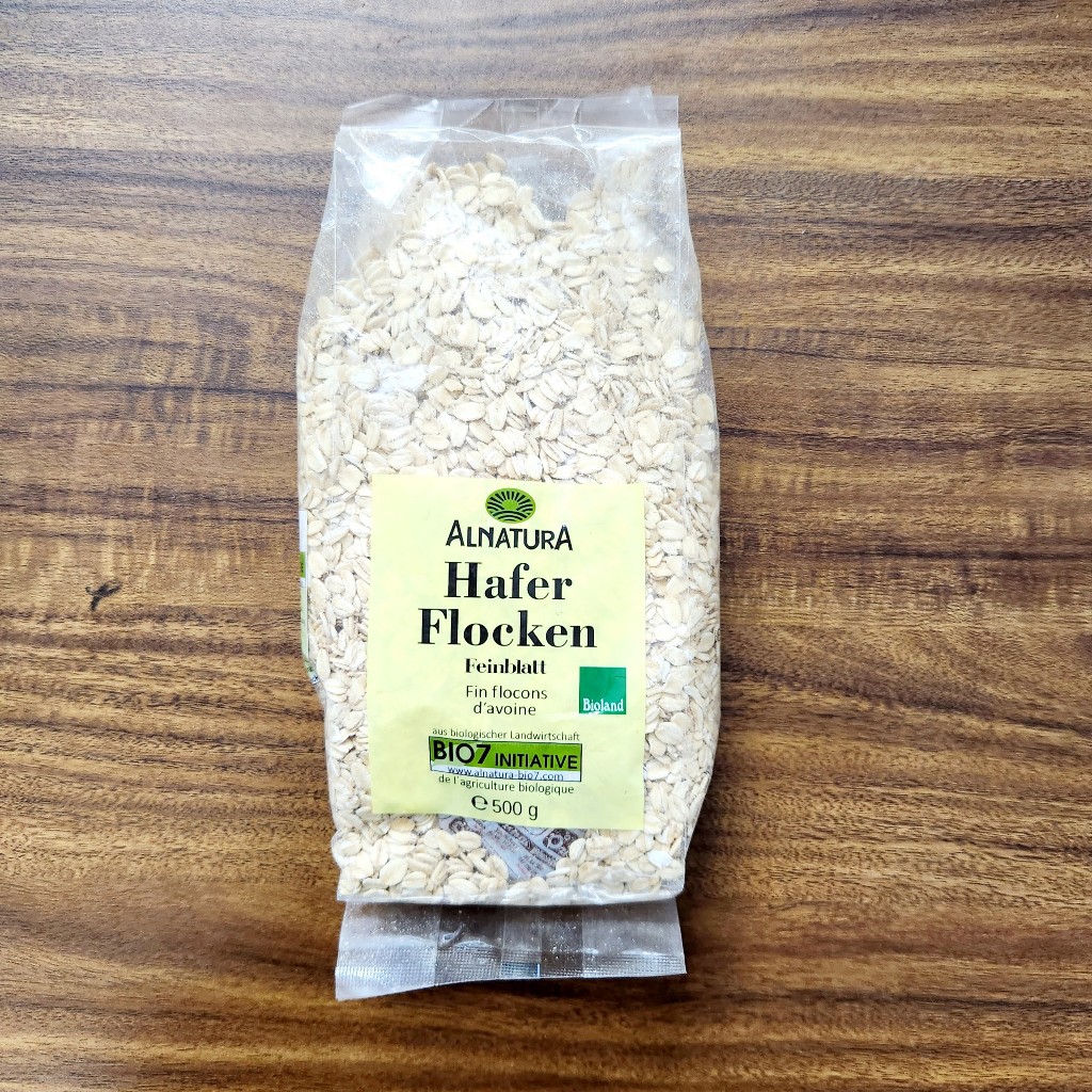 Yến mạch giảm cân Cán Dẹt & Cán mỏng Hafer Flocken 500gr