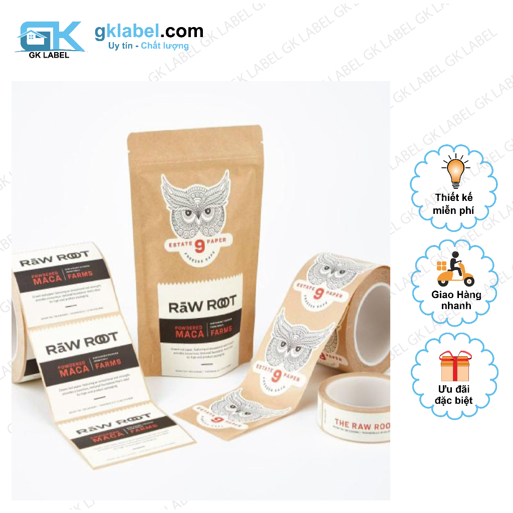 Label/ Decal /Sticker /Nhãn dán /Nhãn tự dính  (Custom Labels & Stickers)