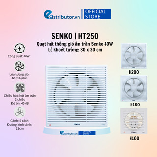 Quạt Hút Thông Gió Senko H250 40W - Hàng Chính Hãng