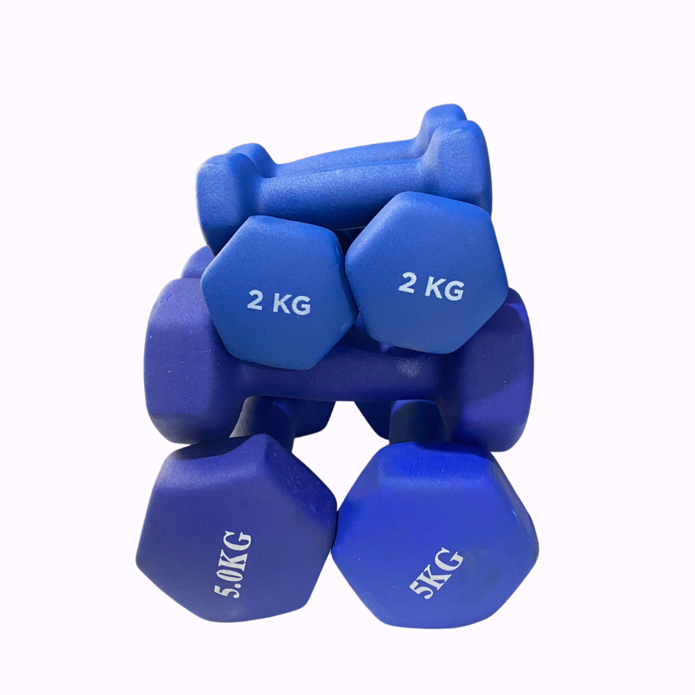 Tạ tay nam nữ lõi gang đặc bọc cao su tập gym yoga chống trơn trượt, xước vỡ sàn 3kg - 5kg