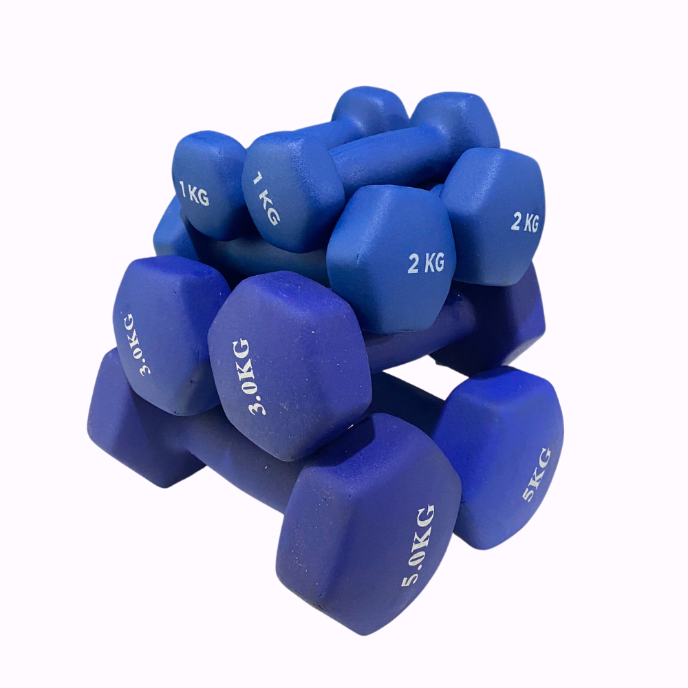 Tạ tay nam nữ lõi gang đặc bọc cao su tập gym yoga chống trơn trượt, xước vỡ sàn 3kg - 5kg