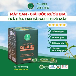 ➤ trà hoà tan cà gai leo pù mát hộp 600g - khắc tinh của bệnh gan