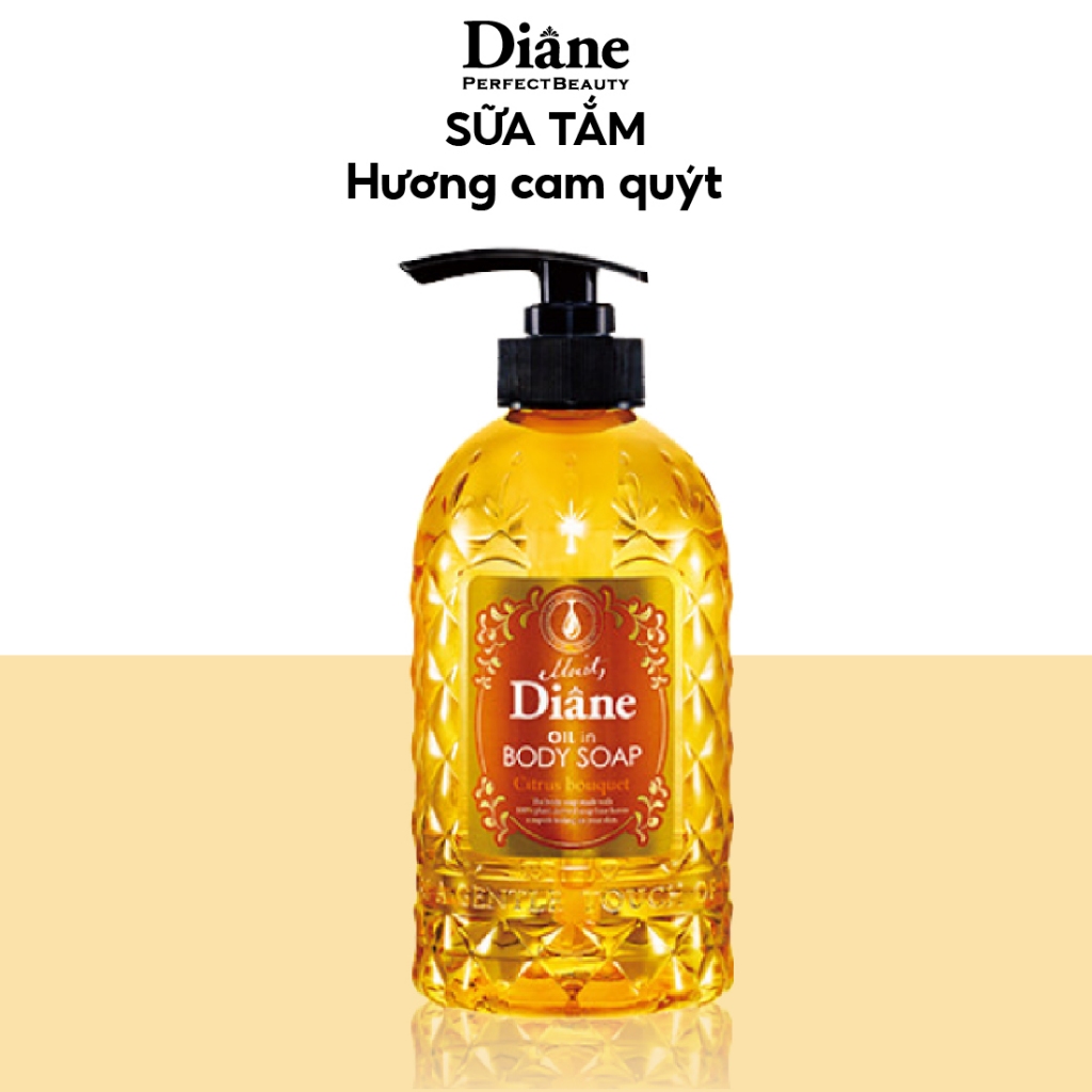 Sữa tắm giàu độ ẩm Moist Diane Oil in Body Soap Citrus Bouquet - 500ml