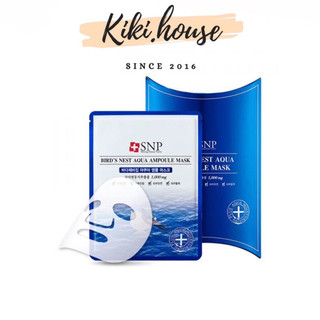 Mặt Nạ Ngủ Chiết Xuất Từ Tổ Yến SNP Bird's Nest Aqua Ampoule Mask 25ml Dưỡng Ẩm Da Hiệu Quả