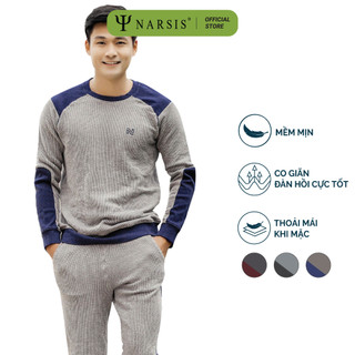 Bộ đồ nam thu đông cao cấp Narsis , Bộ quần áo nam phong cách thể thao trẻ trung năng động