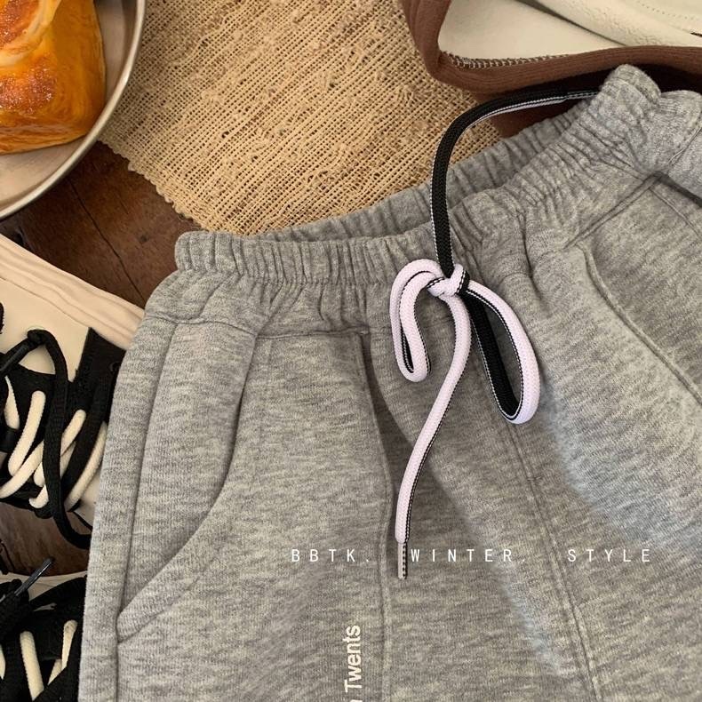 Quần nỉ dài thu đông cho bé trai EMBES KIDS, quần dài trẻ em 11kg đến 31kg