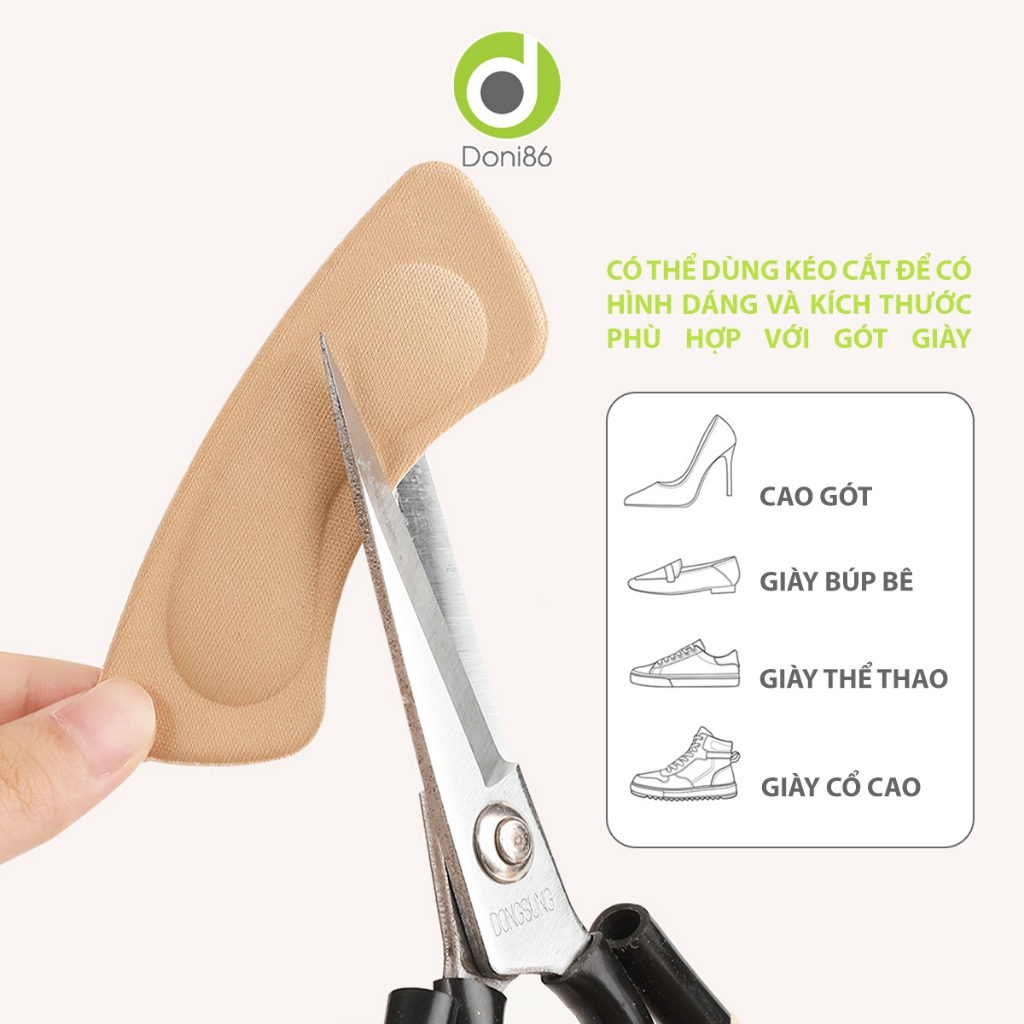 MIÊNG LÓT GÓT GIÀY ÊM CHÂN 4D CHỐNG TRẦY, CHỐNG TRƯỢT DÀNH CHO NAM VÀ NỮ - DONI86 - PK53