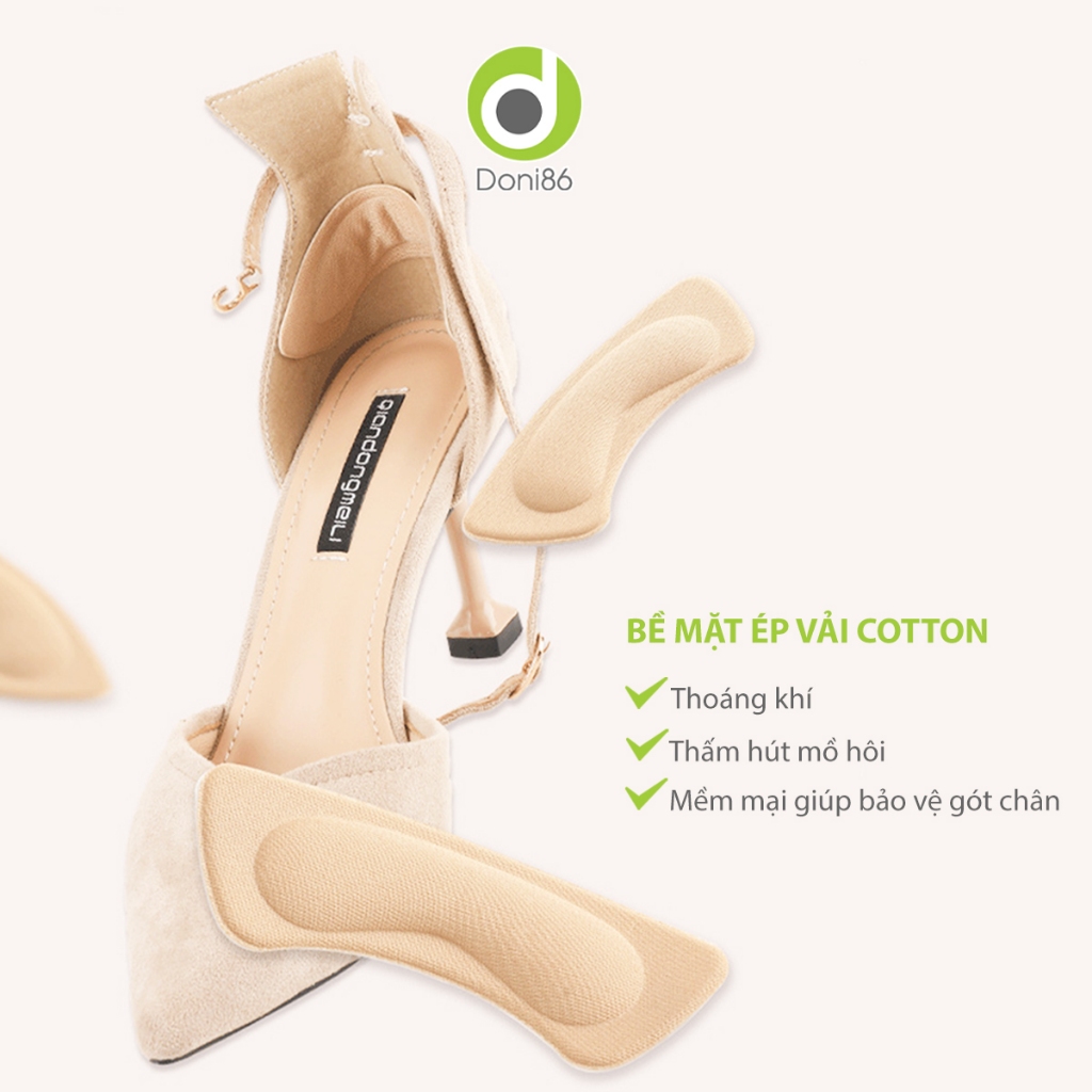 MIÊNG LÓT GÓT GIÀY ÊM CHÂN 4D CHỐNG TRẦY, CHỐNG TRƯỢT DÀNH CHO NAM VÀ NỮ - DONI86 - PK53