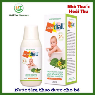 Nước tắm thảo dược Lactodiall - Bé hết rôm sẩy, mẩn ngứa