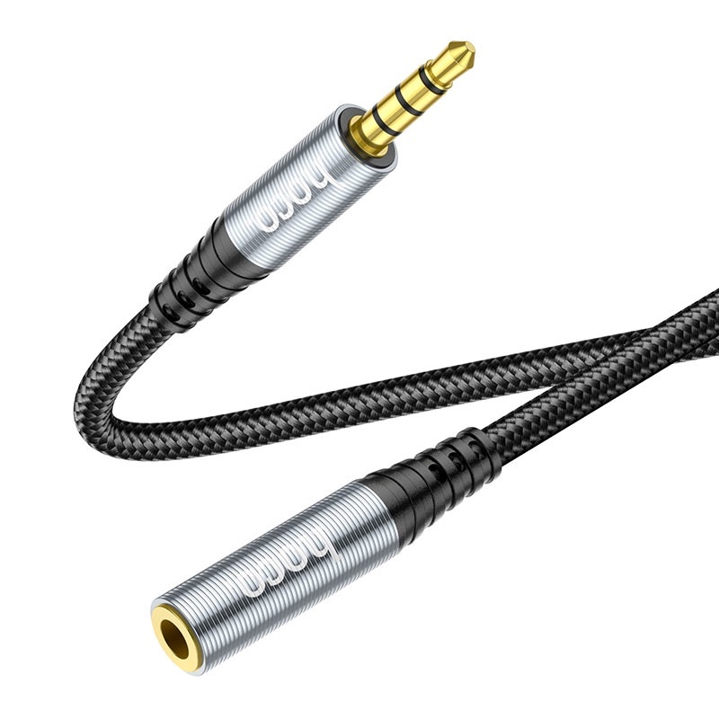 Dây nối dài cổng 3.5mm aux Hoco cáp dài 1m 2m dùng cho Tai Nghe loa jack 3.5 mm