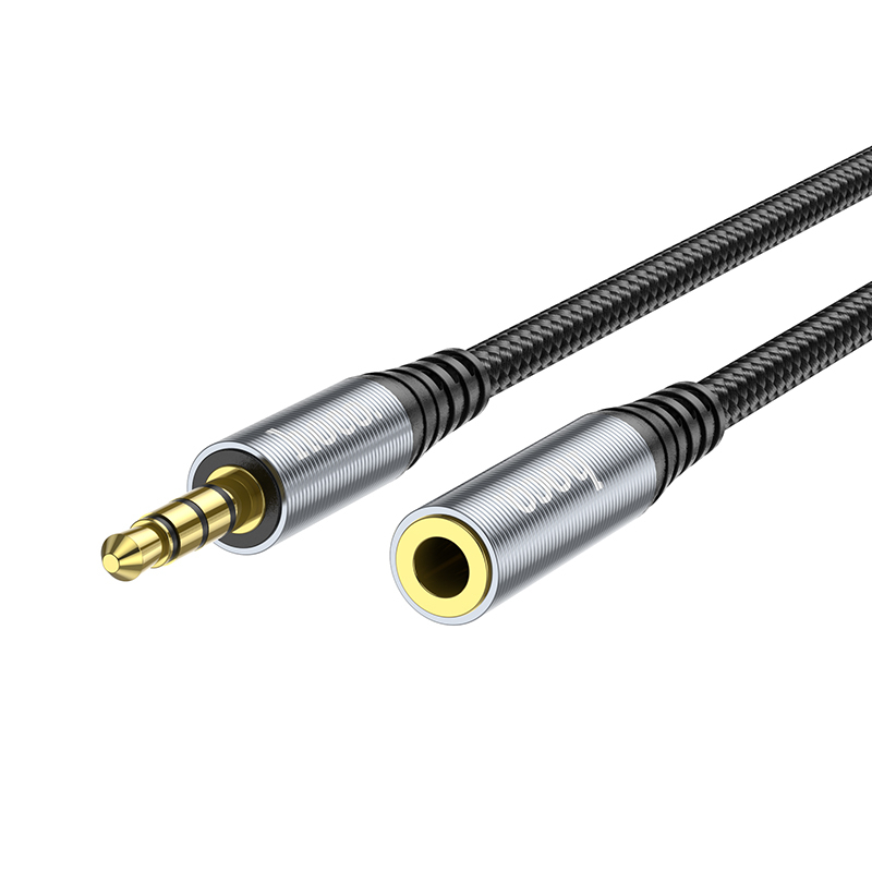 Dây nối dài cổng 3.5mm aux Hoco cáp dài 1m 2m dùng cho Tai Nghe loa jack 3.5 mm
