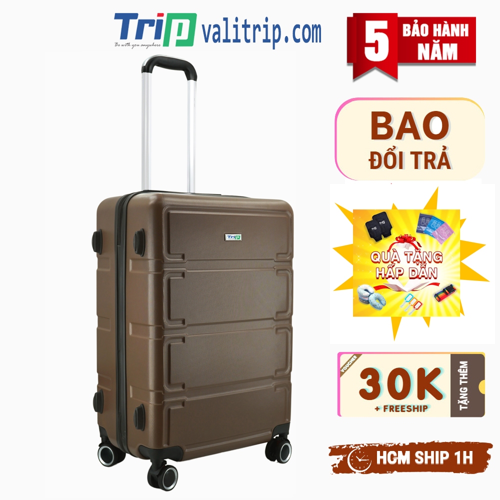 Vali kéo TRIP P806 size 24inch đựng 15kg hàng lý bảo hành 5 năm chính hãng