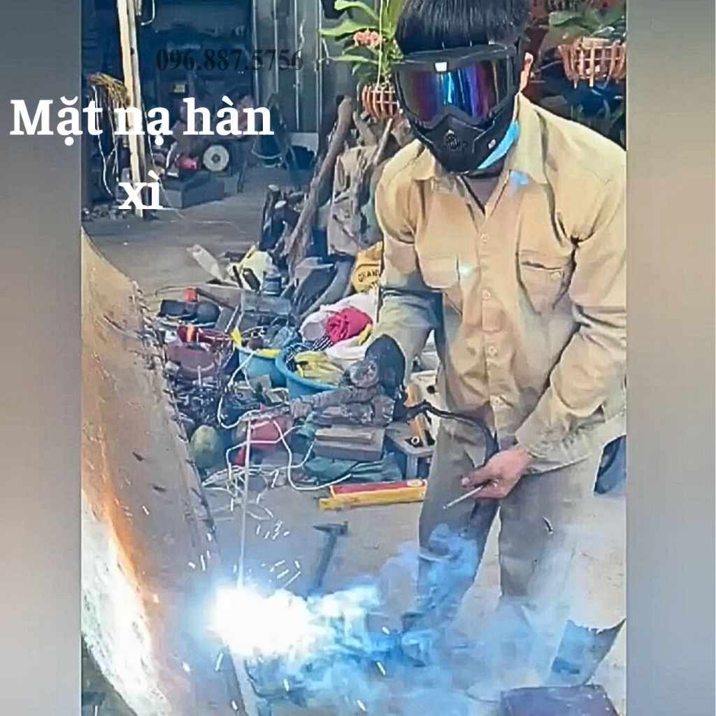 Mặt nạ hàn xì, bảo vệ mắt, chống chói, chống lóa, cao cấp