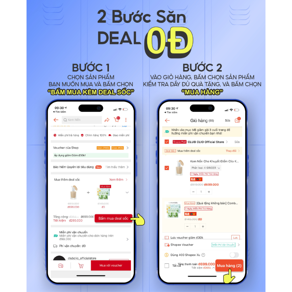 [Phiên bản giới hạn] Phấn Nước Che Khuyết Điểm Clio Kill Cover The New Founwear 15g (Tặng kèm lõi+sticker ngẫu nhiên)