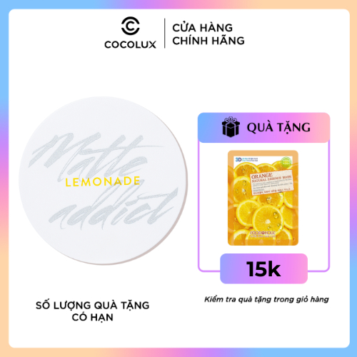 Phấn Nước Lemonade Matte Addict Cushion SPF 50+/ PA+++ 15g