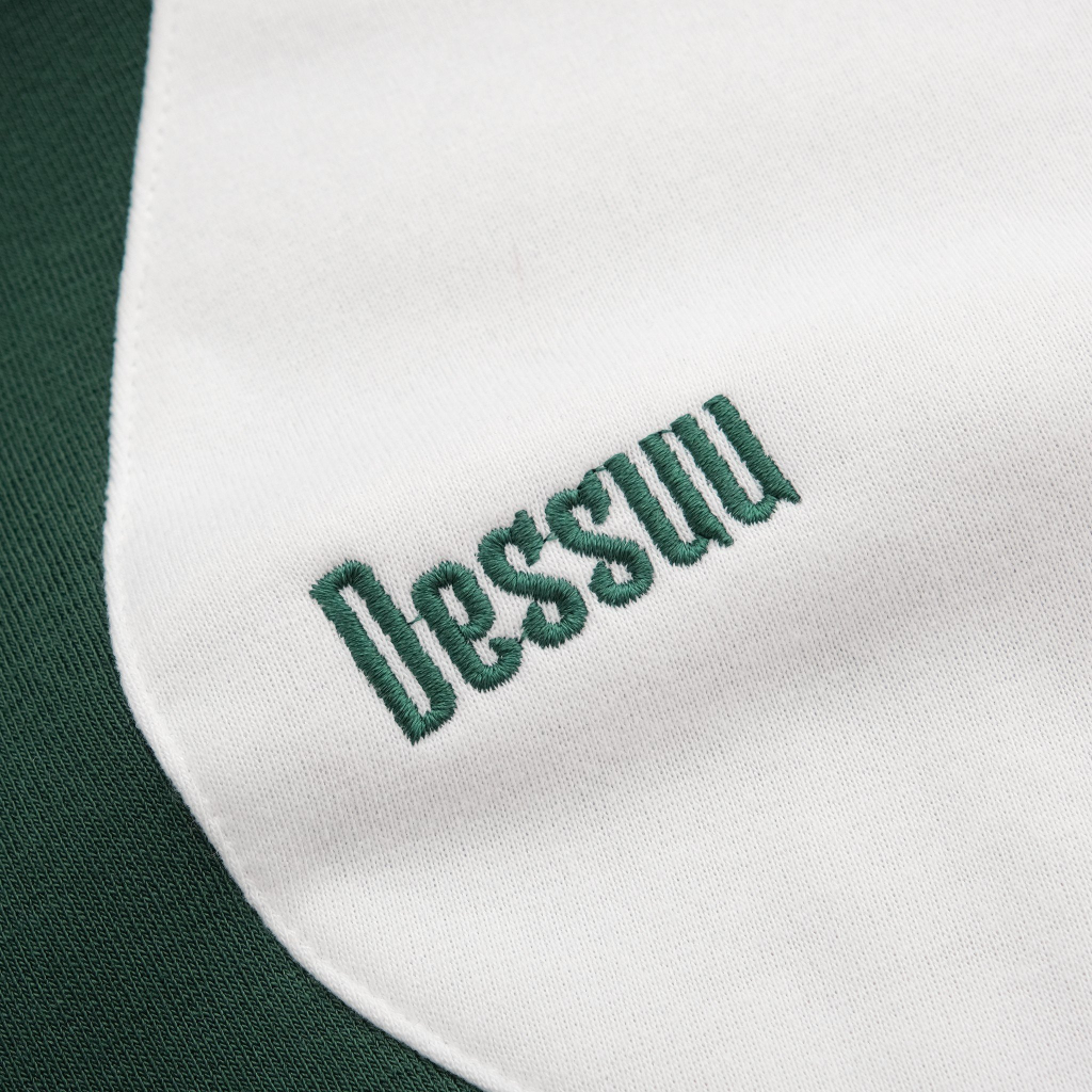 Áo khoác hoodie DESSUU nỉ bông dày dặn nút bấm 4 màu phối form rộng unisex nam nữ