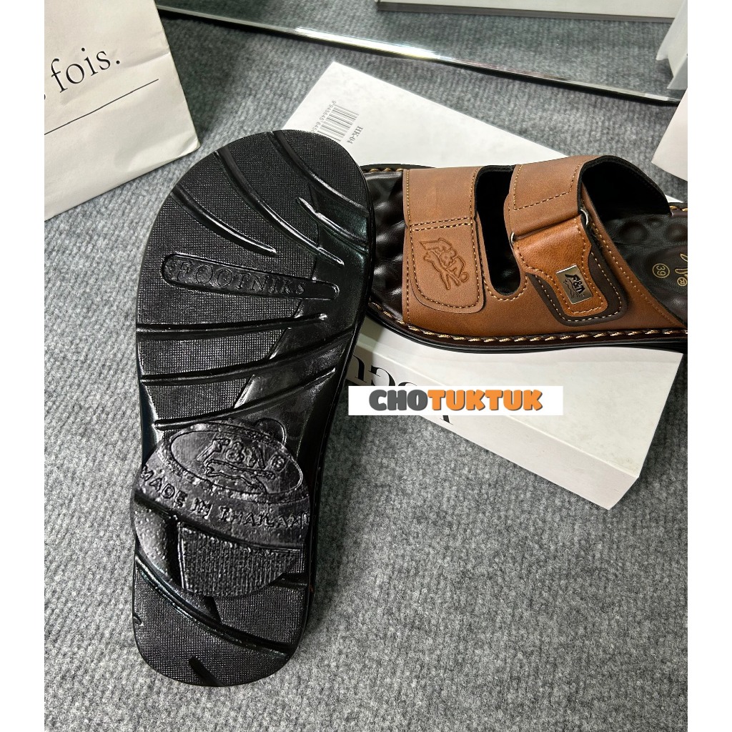 Dép Thái Lan quai da  nam Hiệu  Footniks  -  FPU33- 0946