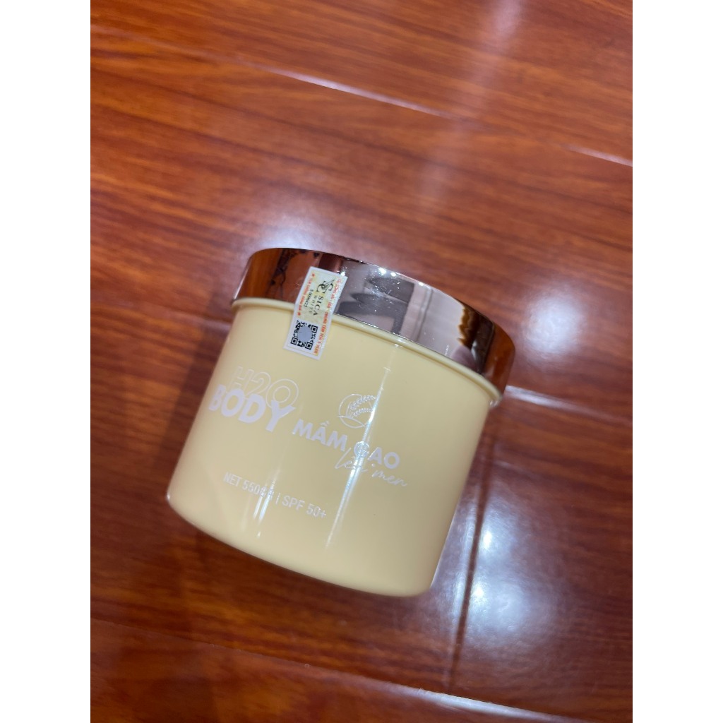 BODY MẦM GẠO H2O 500GR
