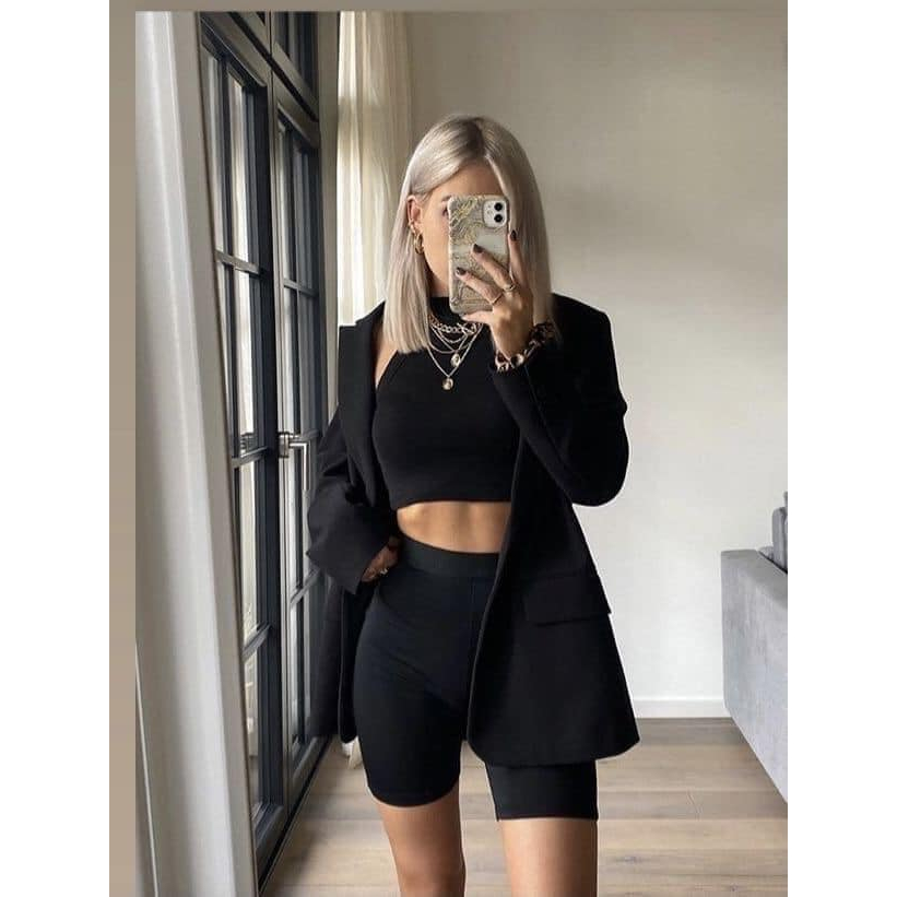 Áo Croptop 3 Lỗ HỒNG NUDE AGE2X Hàng VNXK Chất Lượng Cao - Không Độc Hại - Không Ra Màu - Không Mất Phom Khi Giặt